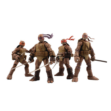 TMNT Bst Axn Idw Inspired Zombie Turtle 5in Action Figure 4-Pack