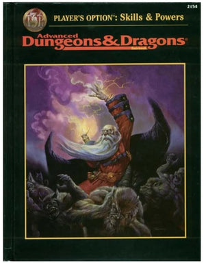 Player's Option: Skills & Powers (Advanced Dungeons & Dragons) Hardcover