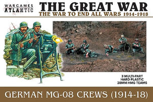 28mm The Great War- German MG08 Crews 1914-18