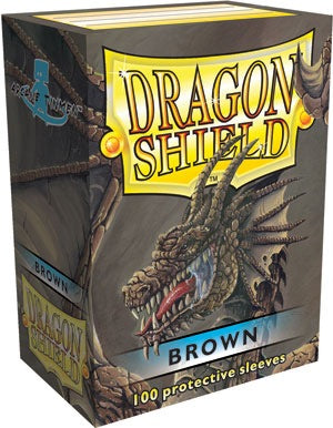 Dragon Shields: (100) Brown - Linebreakers