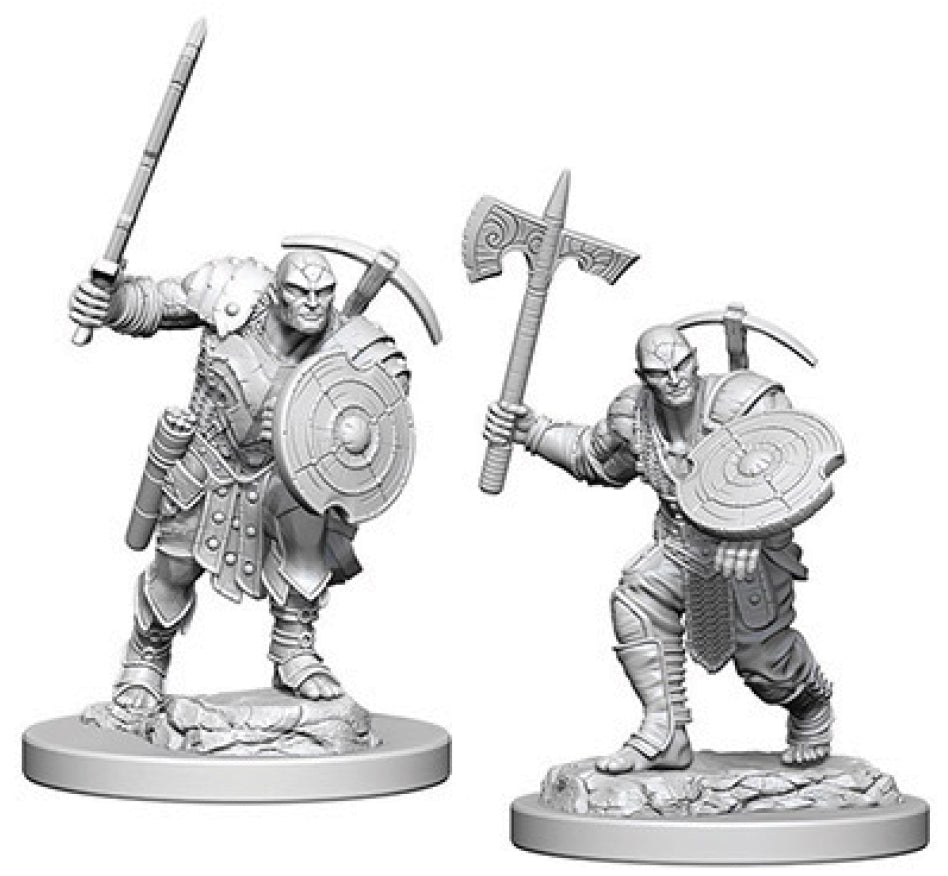 Dungeons & Dragons Nolzur`s Marvelous Unpainted Miniatures: W4 Earth Genasi Male Fighter - Linebreakers